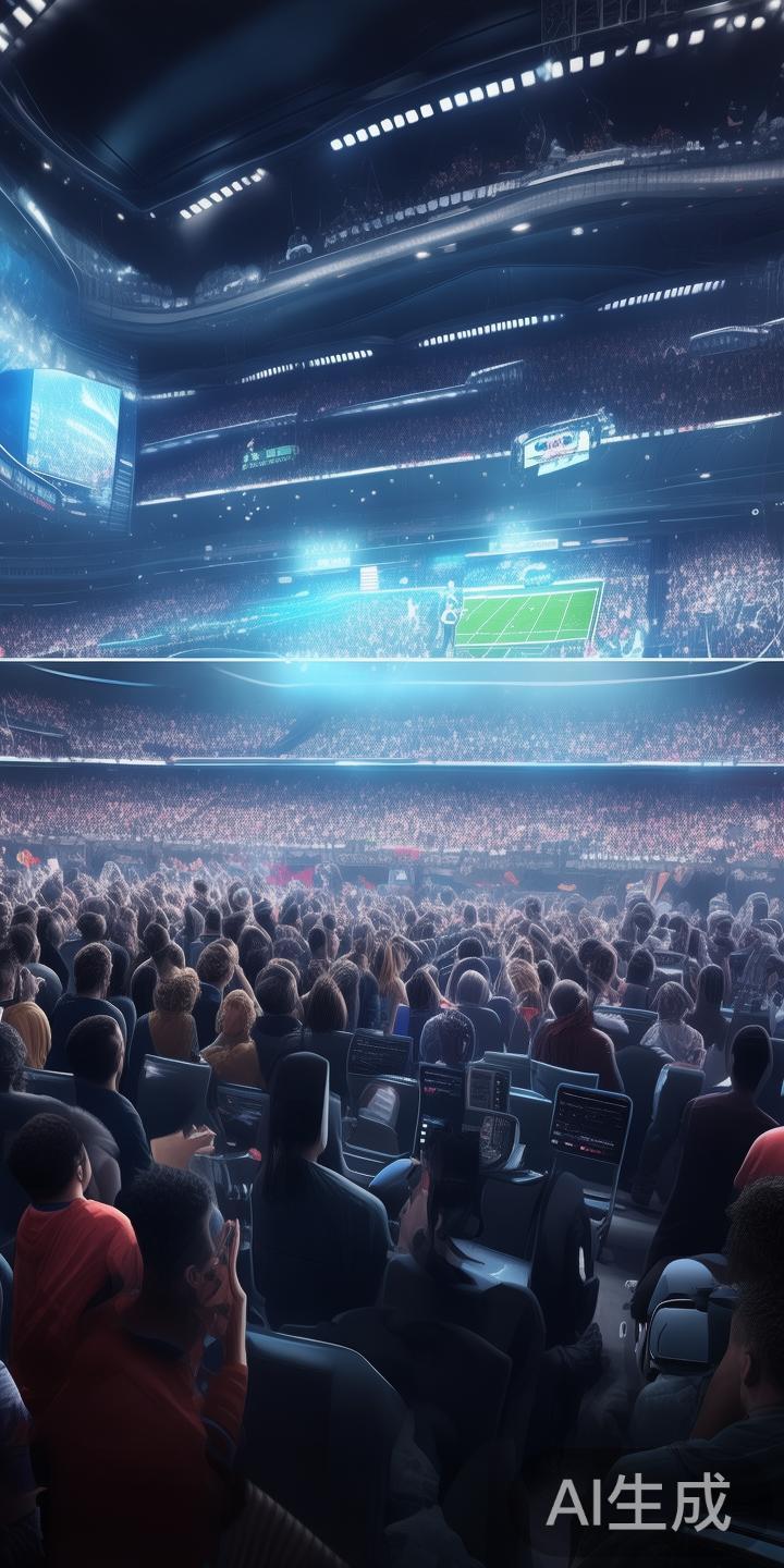 以往，足球赛事的观看主要依赖电视屏幕，而在数字化趋